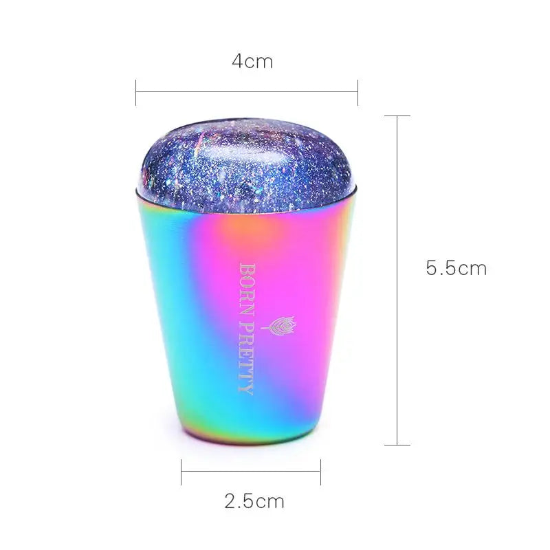 Handle Transparent Nail Stamper for Stamping Plate Iridescent Clear Stamper Head Nail Art Templates