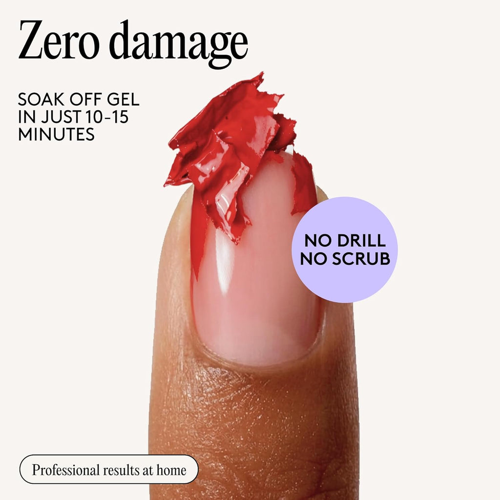 100% Pure Acetone (600Ml) - Gel Nail Polish Remover – Maximum Strength Professional Soak-Off for UV/LED, Acrylics, Nail Tips & Glue - Made in the UK