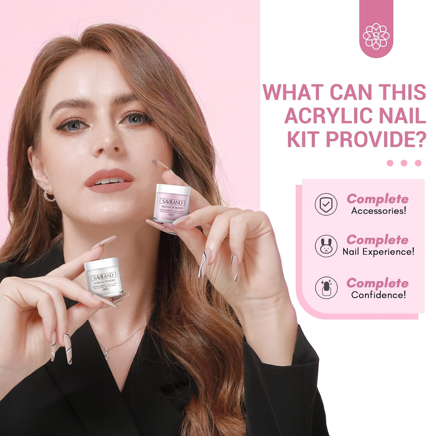 Acrylic Nail Kits Full Set for Beginners: Gel Nail Kits with U V Lamp Electric Nail Drill 5 Colors Gel Nail Polish and 3 Colors Acrylic Powder Nail Art Tools DIY Manicure Women Gift