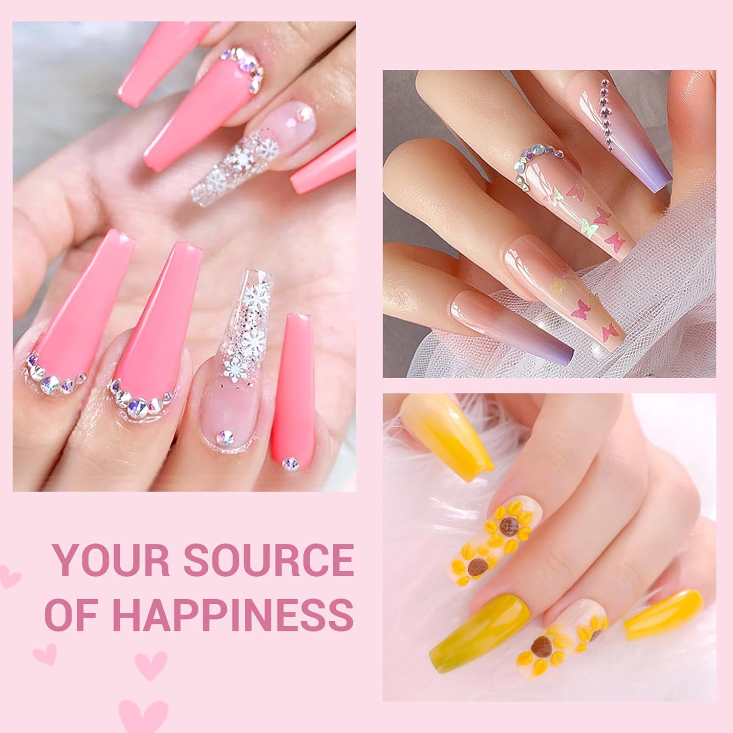 Acrylic Nail Kits Full Set for Beginners: Gel Nail Kits with U V Lamp Electric Nail Drill 5 Colors Gel Nail Polish and 3 Colors Acrylic Powder Nail Art Tools DIY Manicure Women Gift