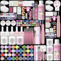 Acrylic Nail Kits Full Set for Beginners: Gel Nail Kits with U V Lamp Electric Nail Drill 5 Colors Gel Nail Polish and 3 Colors Acrylic Powder Nail Art Tools DIY Manicure Women Gift