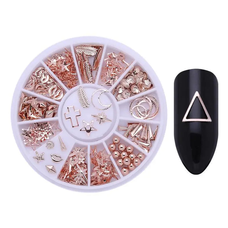 Nail Parts Nail Art Glitter Rhinestone Crystal Gems Jewelry Bead Manicure Decoration Accessories Nail Supplies for Professionals