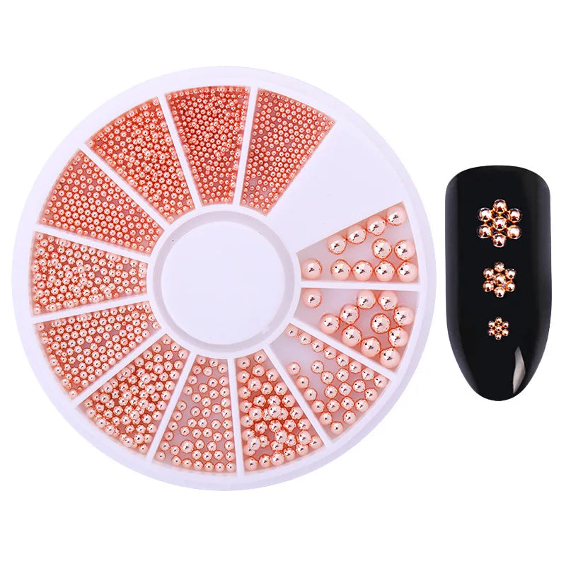 Nail Parts Nail Art Glitter Rhinestone Crystal Gems Jewelry Bead Manicure Decoration Accessories Nail Supplies for Professionals