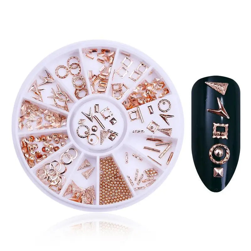 Nail Parts Nail Art Glitter Rhinestone Crystal Gems Jewelry Bead Manicure Decoration Accessories Nail Supplies for Professionals