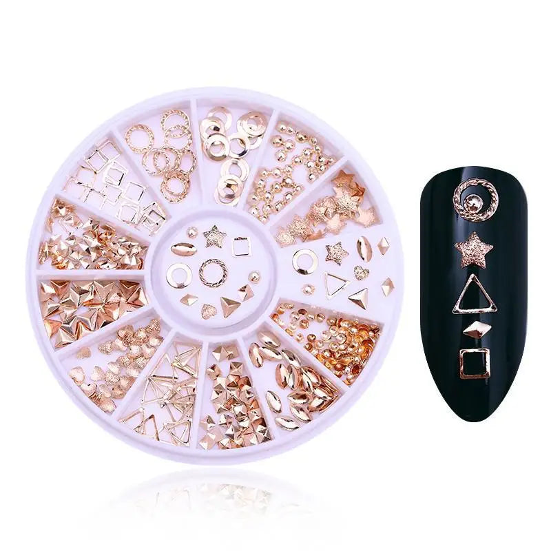 Nail Parts Nail Art Glitter Rhinestone Crystal Gems Jewelry Bead Manicure Decoration Accessories Nail Supplies for Professionals