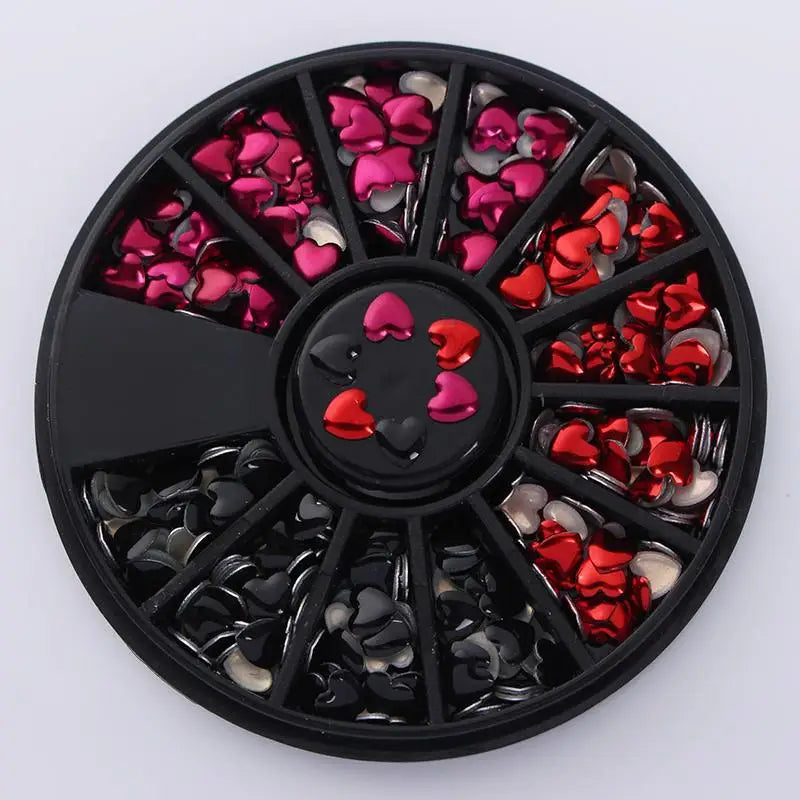 Nail Parts Nail Art Glitter Rhinestone Crystal Gems Jewelry Bead Manicure Decoration Accessories Nail Supplies for Professionals