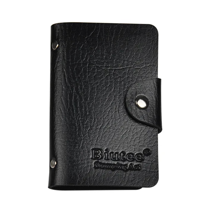 Biutee 24 Slots Nail Art Stamp Plate Stamping Plates Holder Storage Bag Durable PU Leather Cases Stamping Template Storage