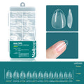 120Pcs/Box Gel X Nail Tips Medium Short Shape Almond/Square/Soft Gel Nail Tips False Nails Soak off Easy Nail Extensions