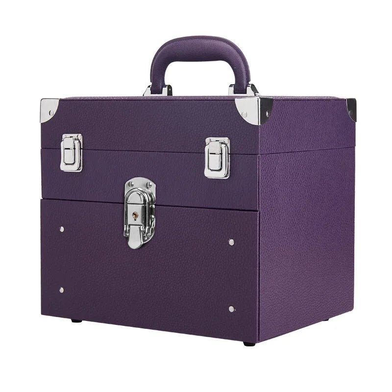 Trolley Cosmetic Case Spinner Wheels Makeup Dresser Beauty Trolley Luggage Rolling Suitcase Professional Large Cosmetic Bag New