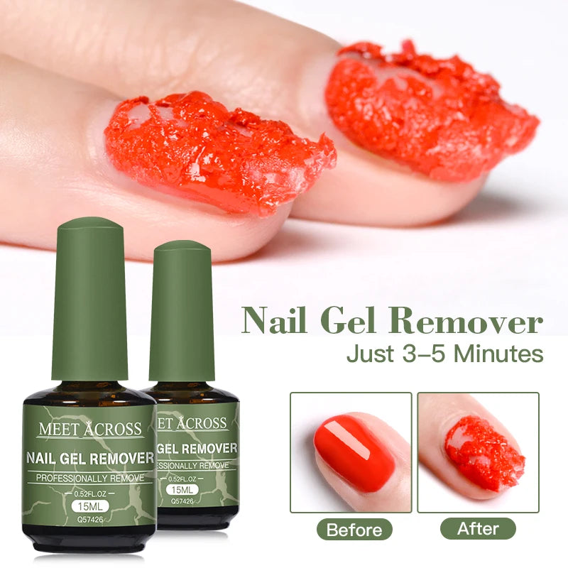 15Ml Magic Fast Nail Gel Polish Remover Clean UV Soak off Semi Permanent Varnish Nail Art Removal Tools Manicure