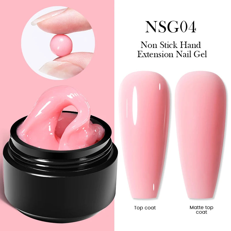 15Ml Clear Non Stick Hand Extension Gel 3D Shaping Sculpting Carving Nail Art Solid Hard Gel for Fake Nail