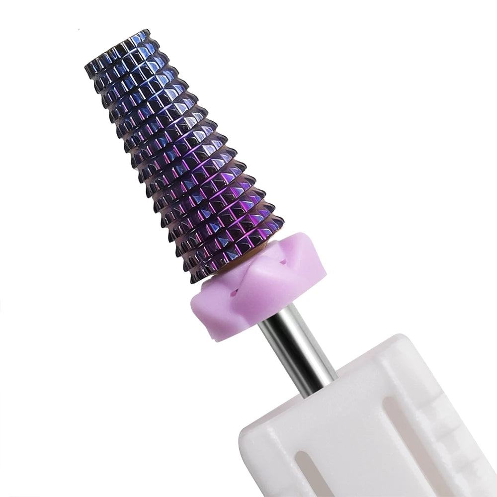 1Pc or 2Pcs Tungsten Carbide Nail Drill Bits, 3/32” Shank, Bidirectional Rotation, for Quick Removal of Acrylic/Hard Gel