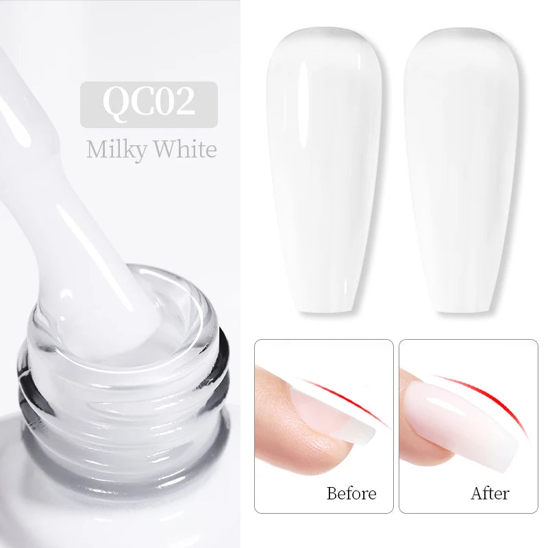 10Ml Jelly Nude Gel Nail Polish 50 Colors Semi Transparent Nail Art Nail Supplies Soak off UV LED Nails Gel Varnish
