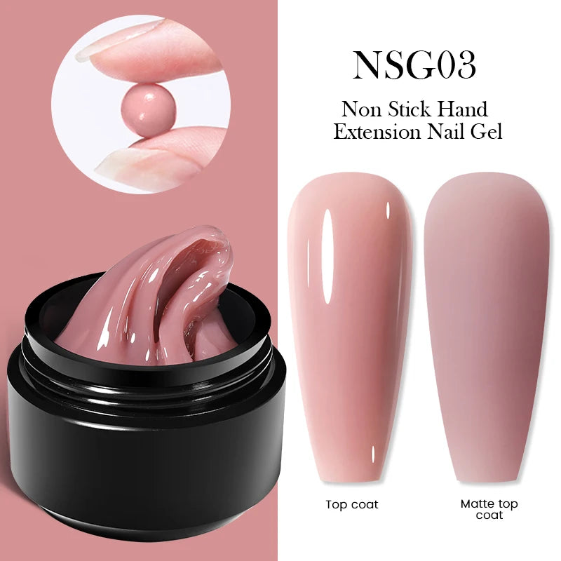 15Ml Clear Non Stick Hand Extension Gel 3D Shaping Sculpting Carving Nail Art Solid Hard Gel for Fake Nail