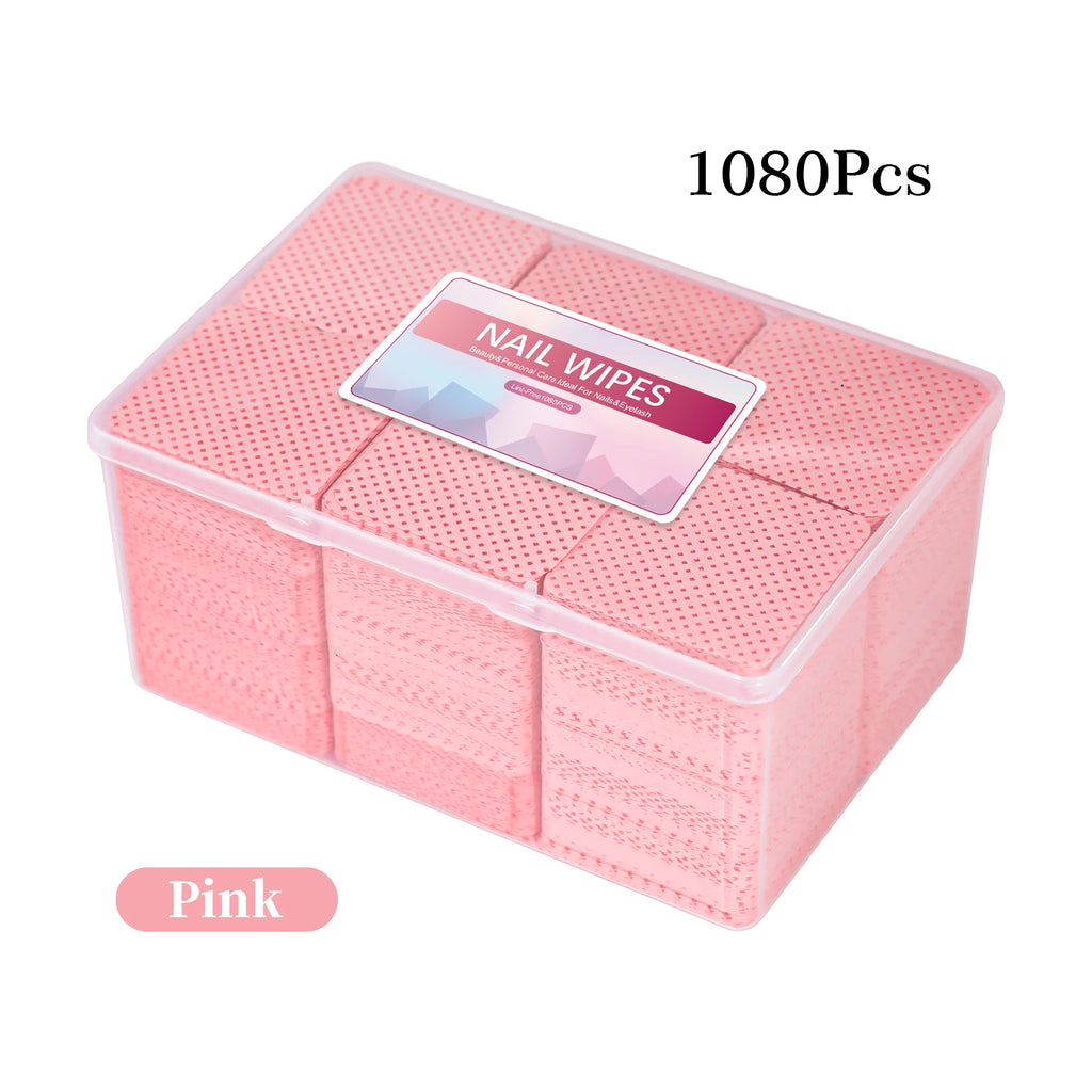 Nail Polish Remover Wipes Nail Cleaning Pads, Non Woven Nail Pads for Women Girl Beauty Salon
