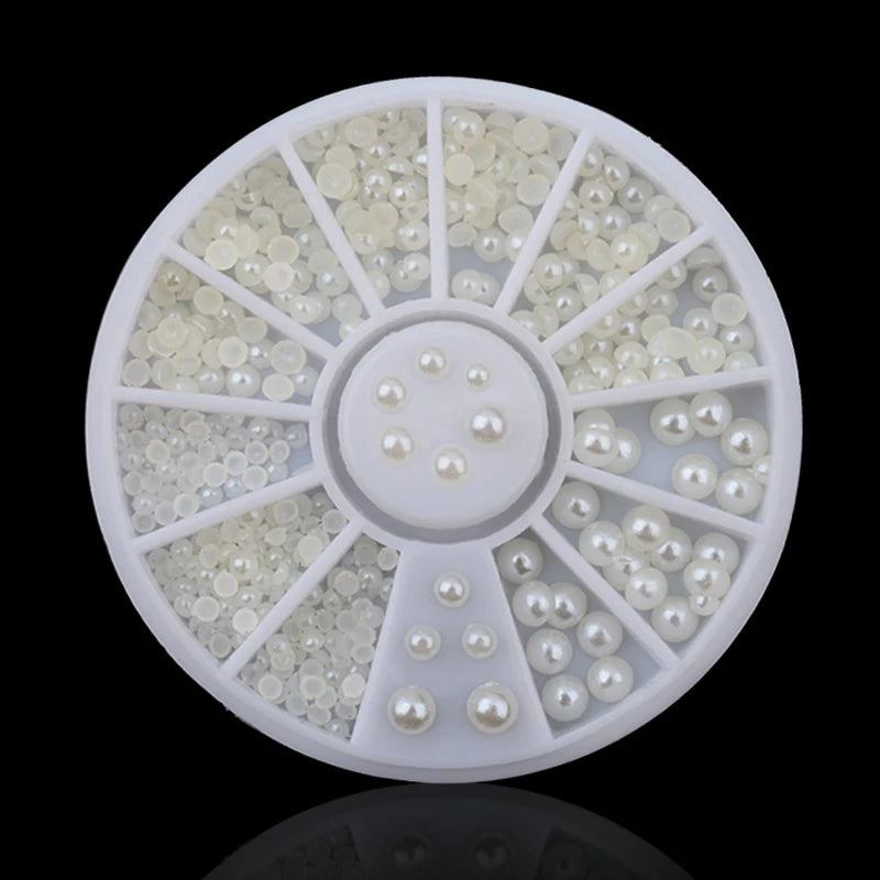 Nail Parts Nail Art Glitter Rhinestone Crystal Gems Jewelry Bead Manicure Decoration Accessories Nail Supplies for Professionals