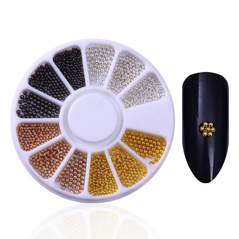 Nail Parts Nail Art Glitter Rhinestone Crystal Gems Jewelry Bead Manicure Decoration Accessories Nail Supplies for Professionals