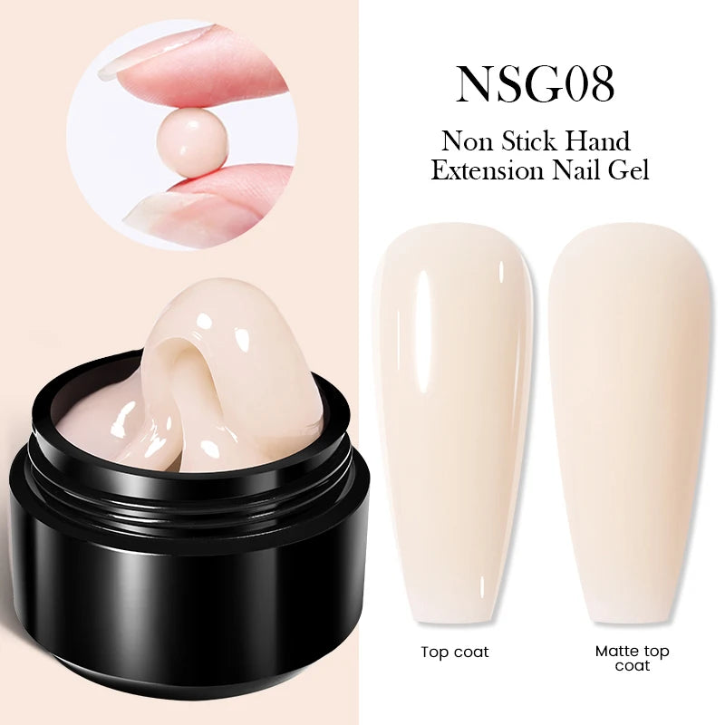 15Ml Clear Non Stick Hand Extension Gel 3D Shaping Sculpting Carving Nail Art Solid Hard Gel for Fake Nail