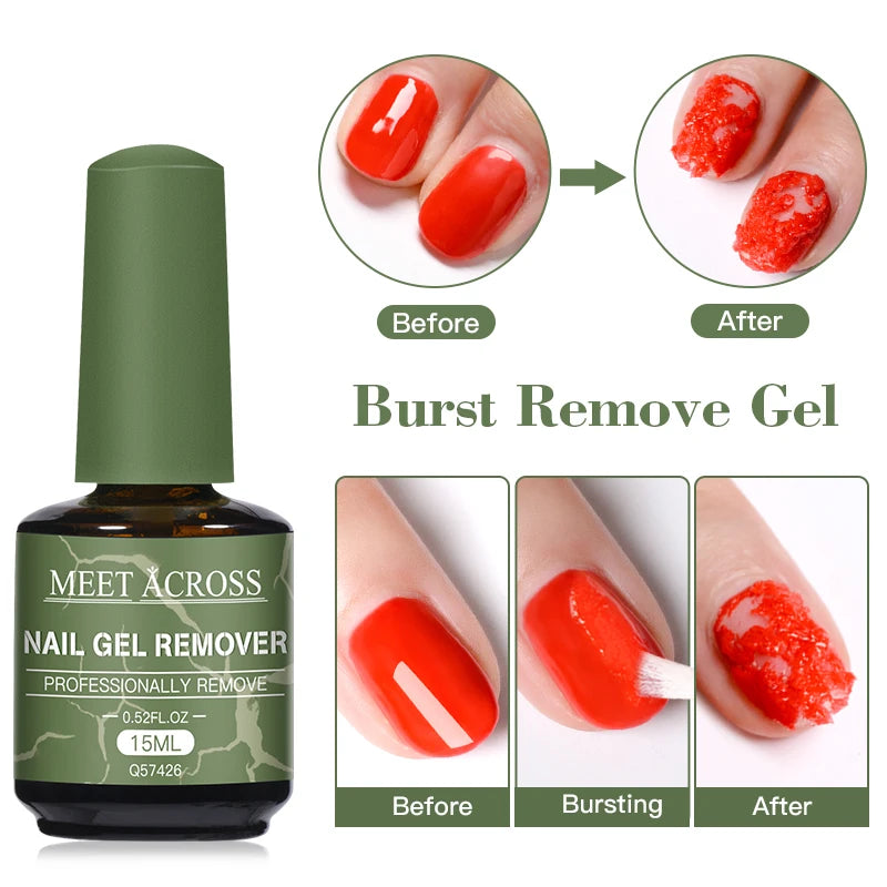 15Ml Magic Fast Nail Gel Polish Remover Clean UV Soak off Semi Permanent Varnish Nail Art Removal Tools Manicure