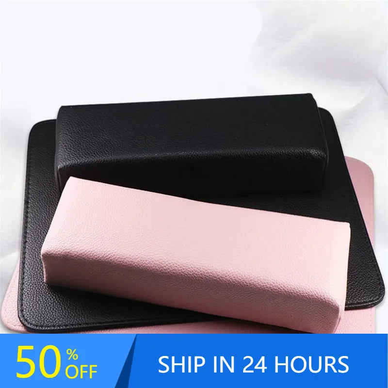 Professional PU Leather Marble Nail Art Hand Pillow Cushion Manicure Table Pad Set Arm Rest Pillow Nail Mat Manicure Tool 20#12