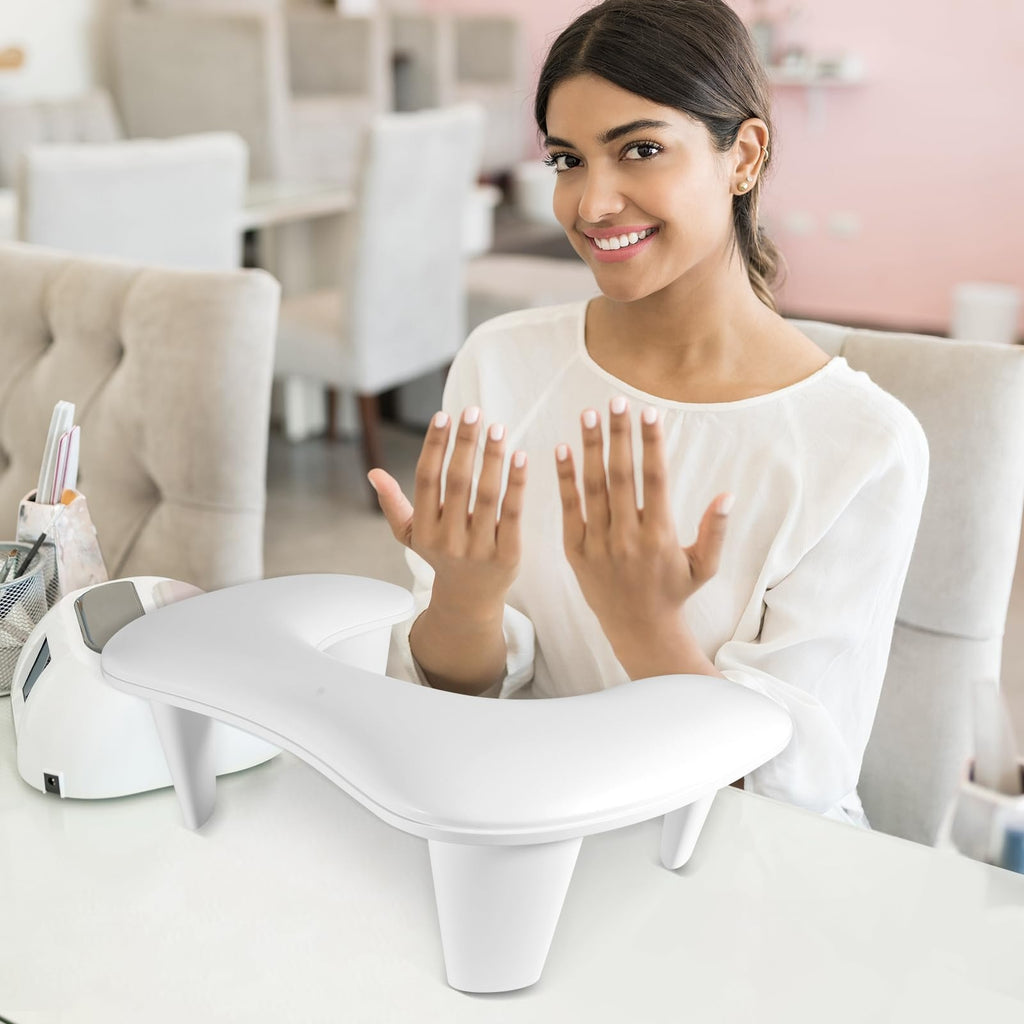 U Shape Arm Rest Nail Hand Pillow Detachable for Personal Salons Nails Tech UK