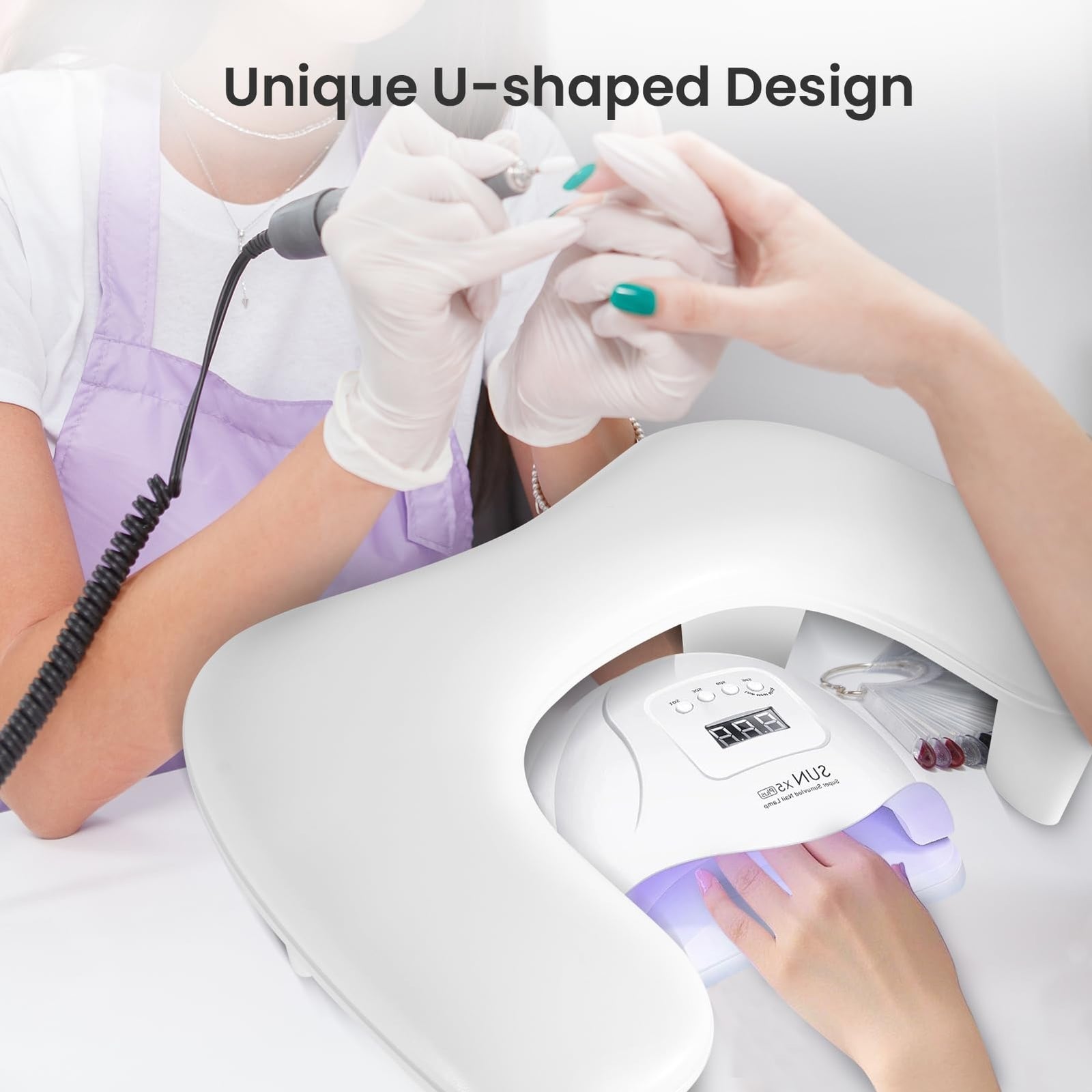 U Shape Arm Rest Nail Hand Pillow Detachable for Personal Salons Nails Tech UK